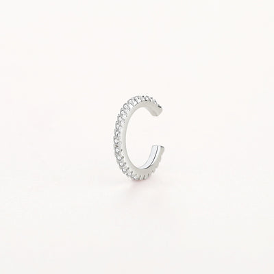 925 Sterling Silver Cubic Zirconia Ear Cuff