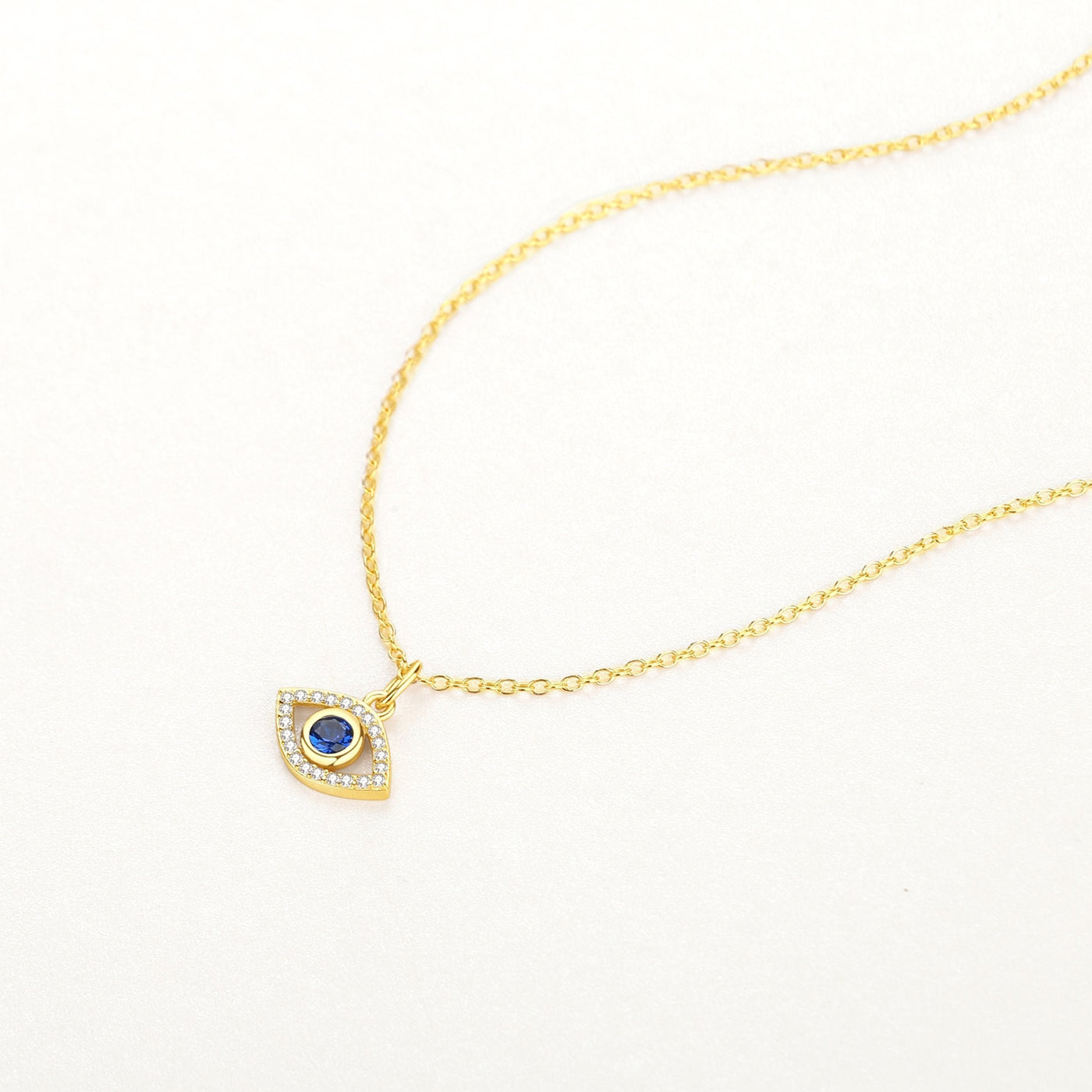 925 Sterling Silver Evil Eye Necklace