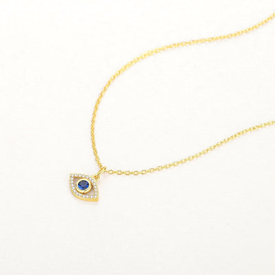 925 Sterling Silver Evil Eye Necklace