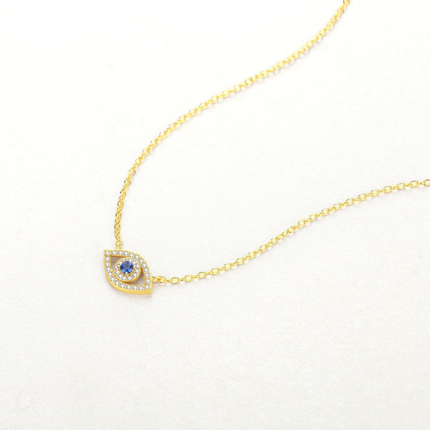 925 Sterling Silver Evil Eye Necklace