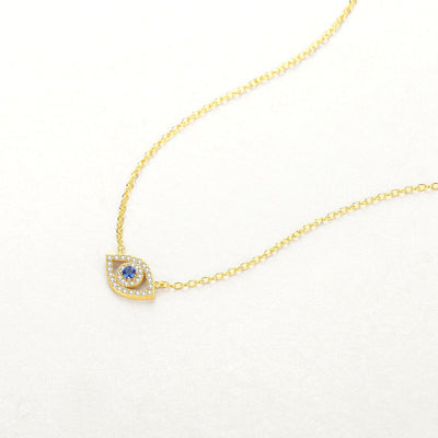 925 Sterling Silver Evil Eye Necklace