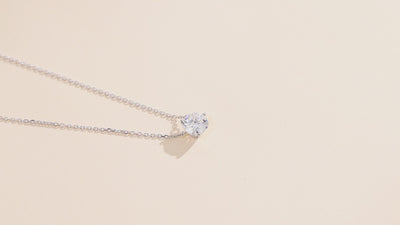 14K Gold Chain Necklace with GRA-Certified Moissanite
