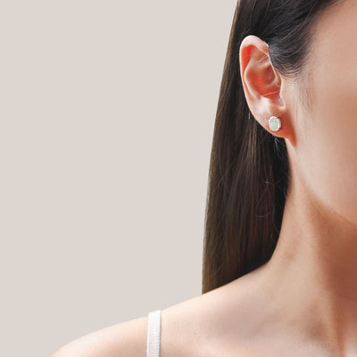 Oval Opal Earrings